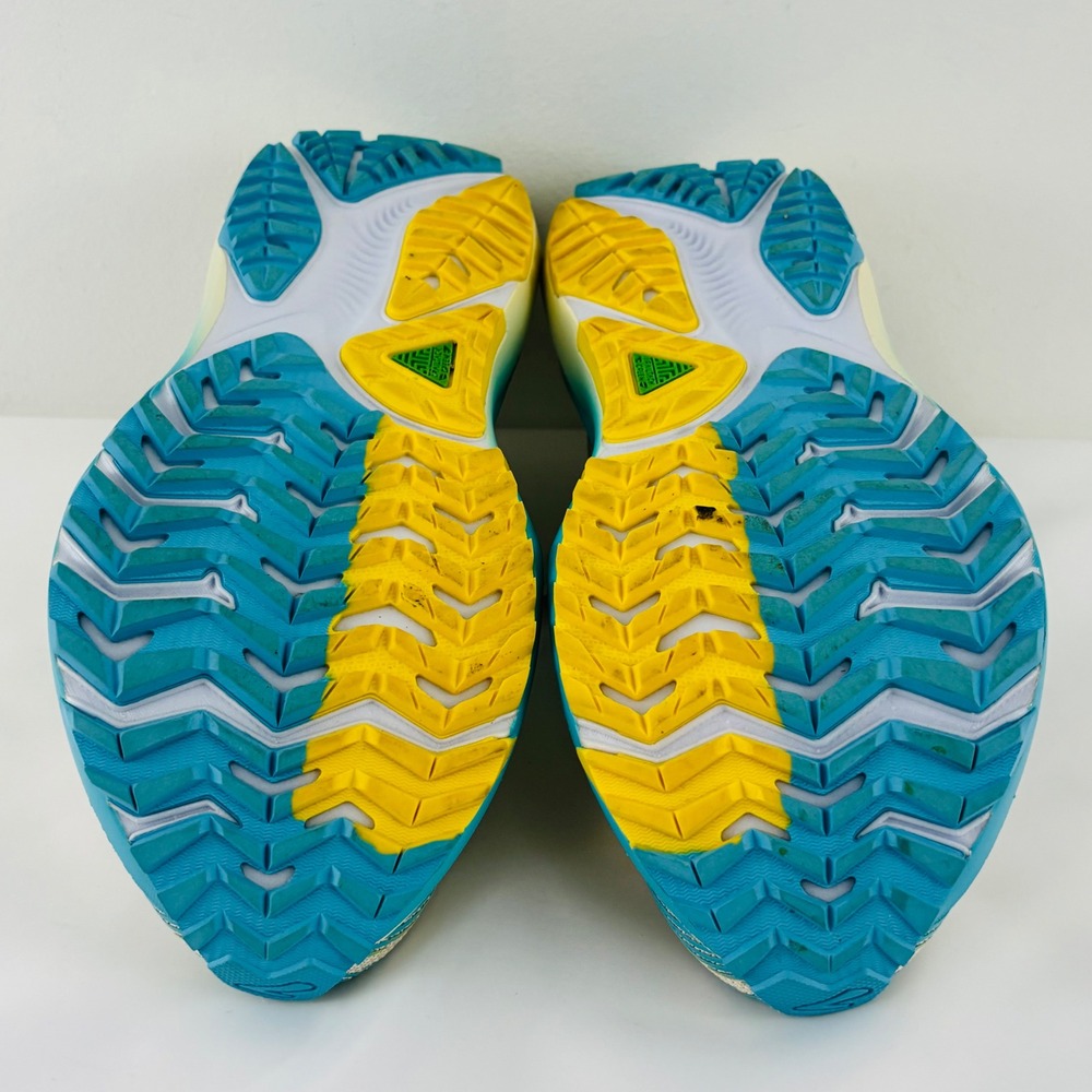 Brooks Ghost Max Running Trail Shoes Cream Blue Yellow 1204641B222 Womens 8.5 B - Picture 12 of 13